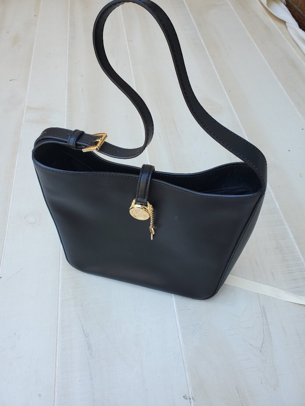 Michael Kors Lyra Leather Shoulder Bag - Picture 3 of 7